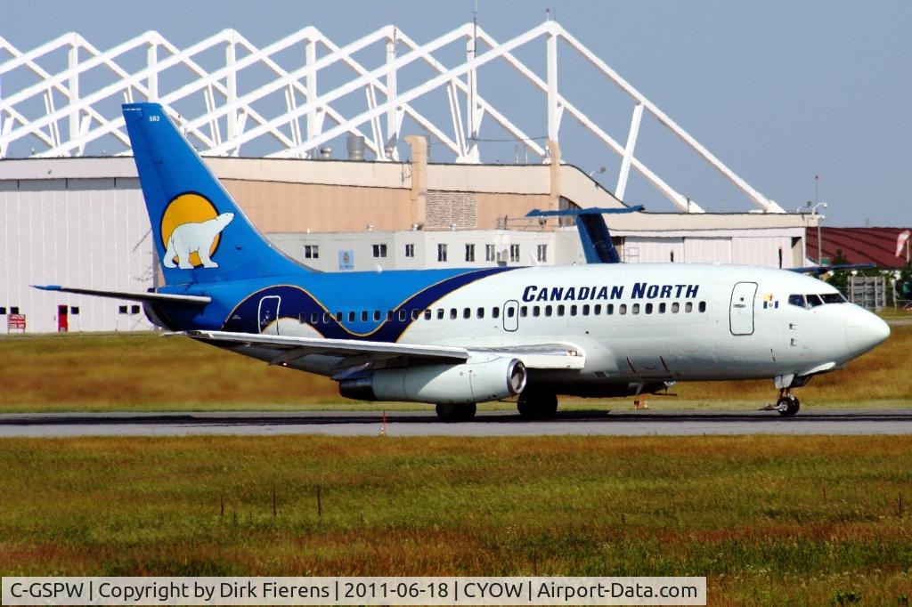 C-GSPW, 1981 Boeing 737-275C C/N 22618, Leaving for Iqaluit, down rwy 7.