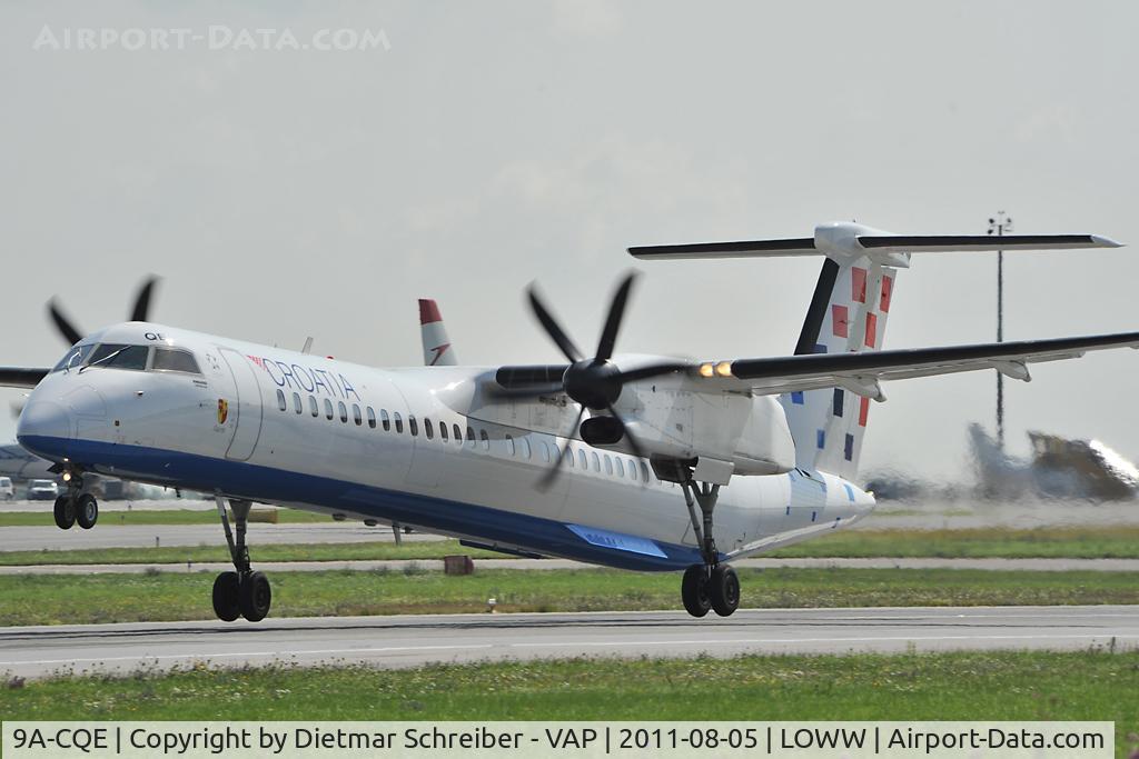 9A-CQE, 2010 De Havilland Canada DHC-8-402Q Dash 8 C/N 4300, Croatia Airlines Dash 8-400