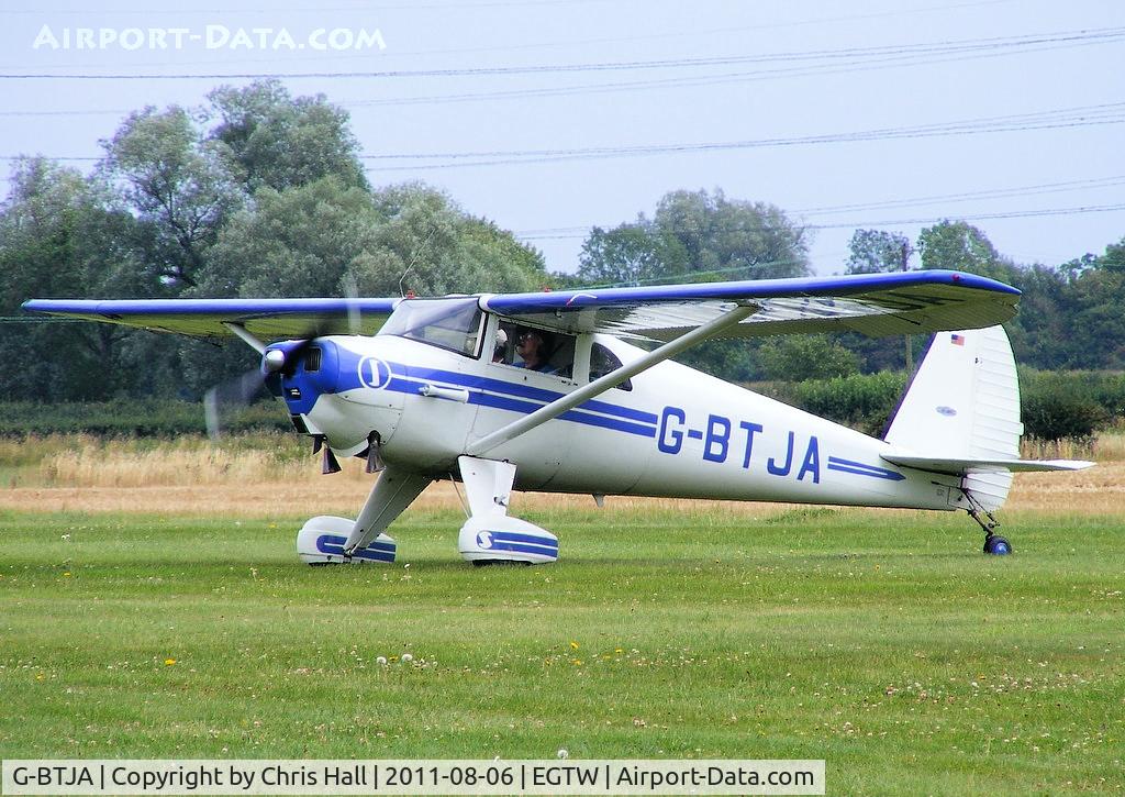 G-BTJA, 1947 Luscombe 8E Silvaire C/N 5037, at the Luscombe fly-in at Oaksey Park
