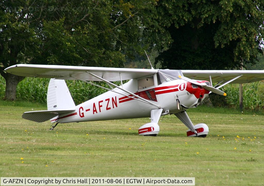 G-AFZN, 1940 Luscombe 8A Silvaire C/N 1186, at the Luscombe fly-in at Oaksey Park