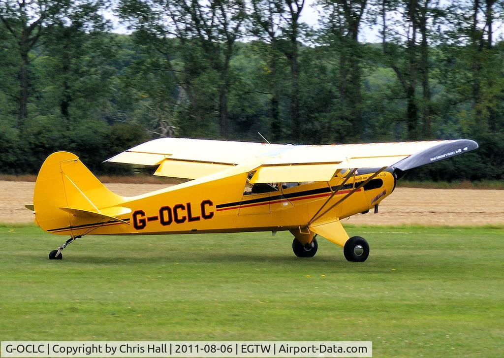 G-OCLC, 2006 Aviat A-1B Husky C/N 2380, at the Luscombe fly-in at Oaksey Park
