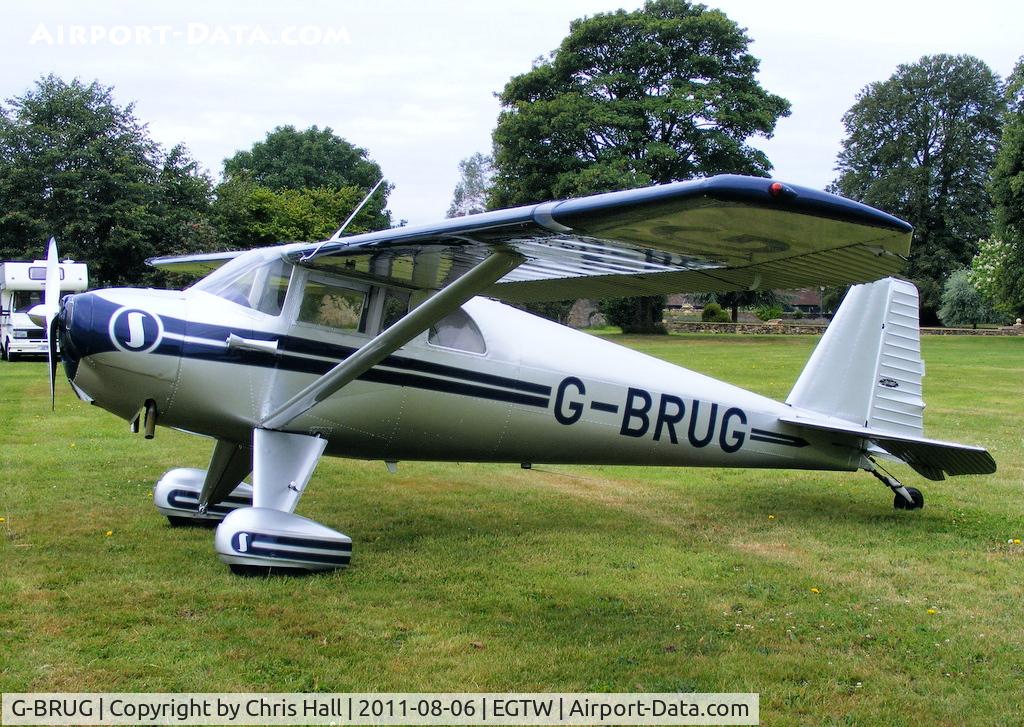 G-BRUG, 1946 Luscombe 8E Silvaire C/N 4462, at the Luscombe fly-in at Oaksey Park