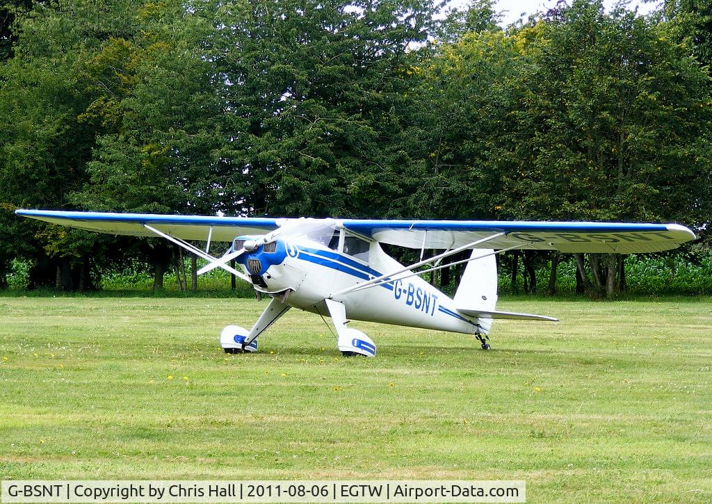 G-BSNT, 1941 Luscombe 8A Silvaire C/N 1679, at the Luscombe fly-in at Oaksey Park