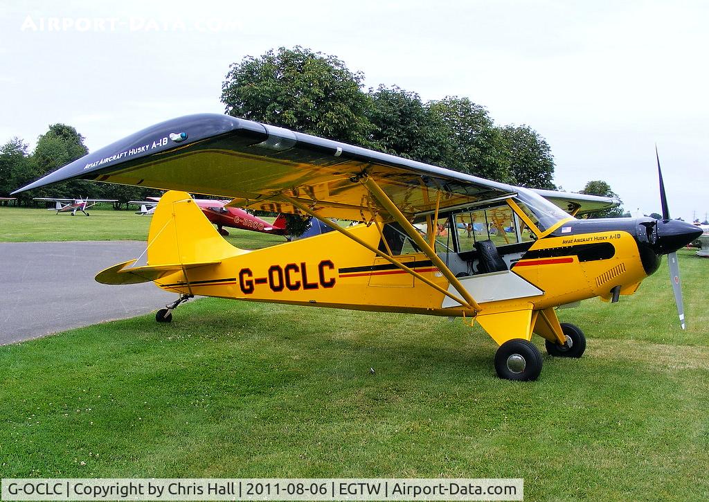 G-OCLC, 2006 Aviat A-1B Husky C/N 2380, at the Luscombe fly-in at Oaksey Park