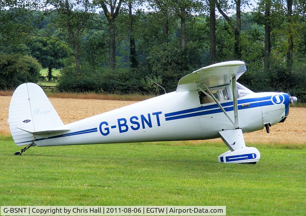 G-BSNT, 1941 Luscombe 8A Silvaire C/N 1679, at the Luscombe fly-in at Oaksey Park