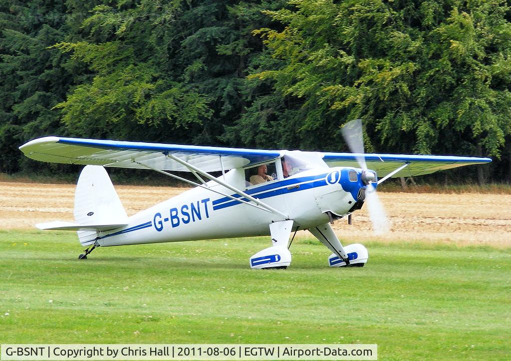 G-BSNT, 1941 Luscombe 8A Silvaire C/N 1679, at the Luscombe fly-in at Oaksey Park