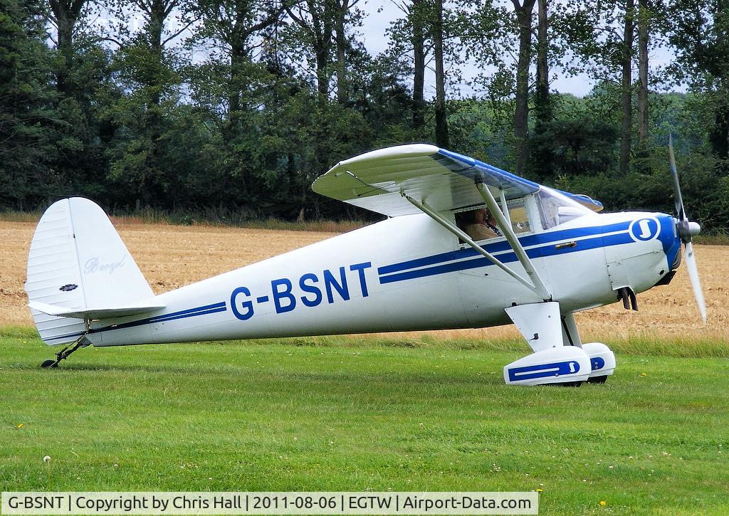 G-BSNT, 1941 Luscombe 8A Silvaire C/N 1679, at the Luscombe fly-in at Oaksey Park