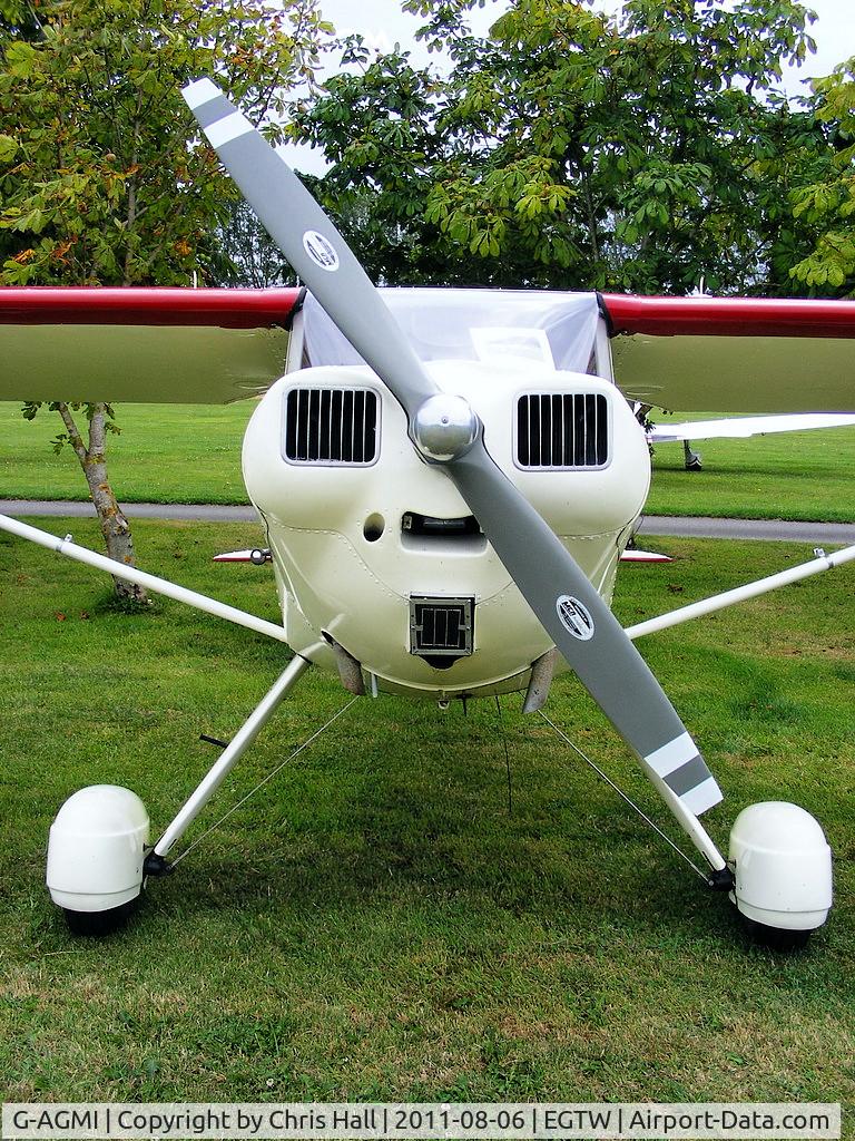 G-AGMI, 1941 Luscombe 8E Silvaire C/N 1569, at the Luscombe fly-in at Oaksey Park