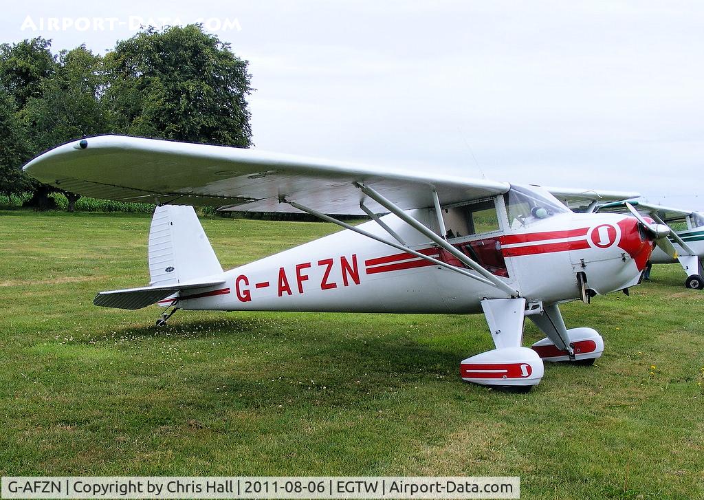 G-AFZN, 1940 Luscombe 8A Silvaire C/N 1186, at the Luscombe fly-in at Oaksey Park
