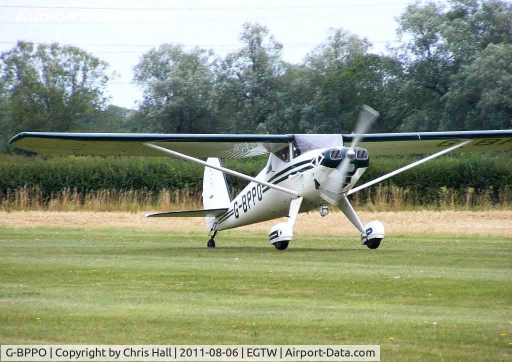 G-BPPO, 1946 Luscombe 8A C/N 2541, at the Luscombe fly-in at Oaksey Park