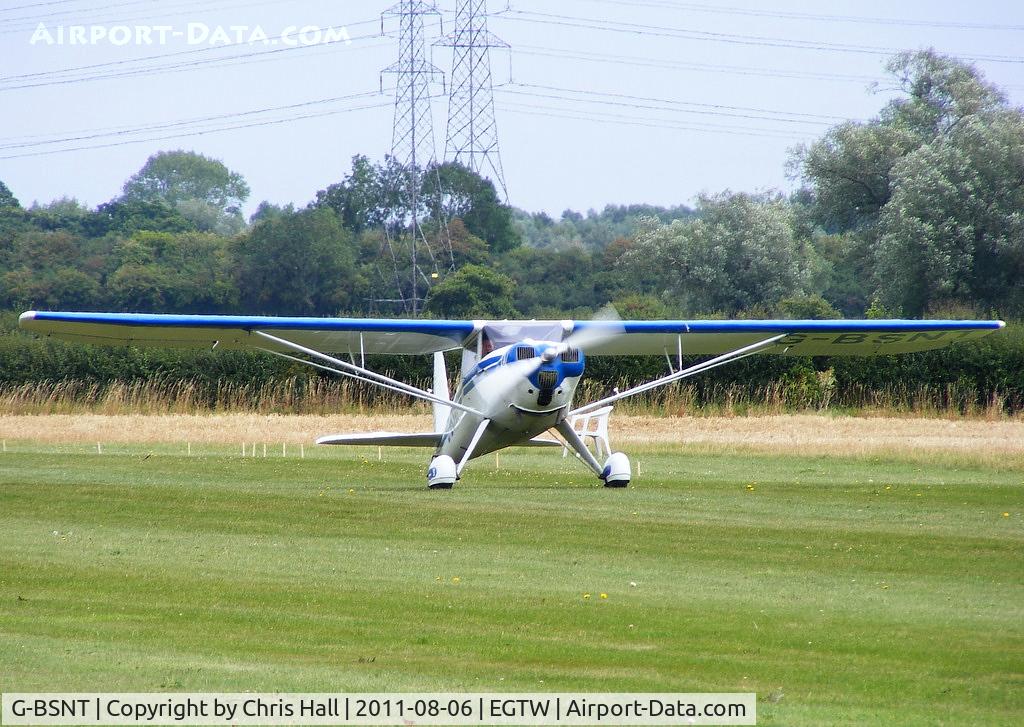 G-BSNT, 1941 Luscombe 8A Silvaire C/N 1679, at the Luscombe fly-in at Oaksey Park