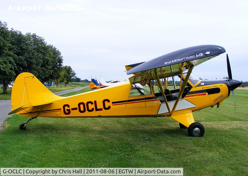 G-OCLC, 2006 Aviat A-1B Husky C/N 2380, at the Luscombe fly-in at Oaksey Park