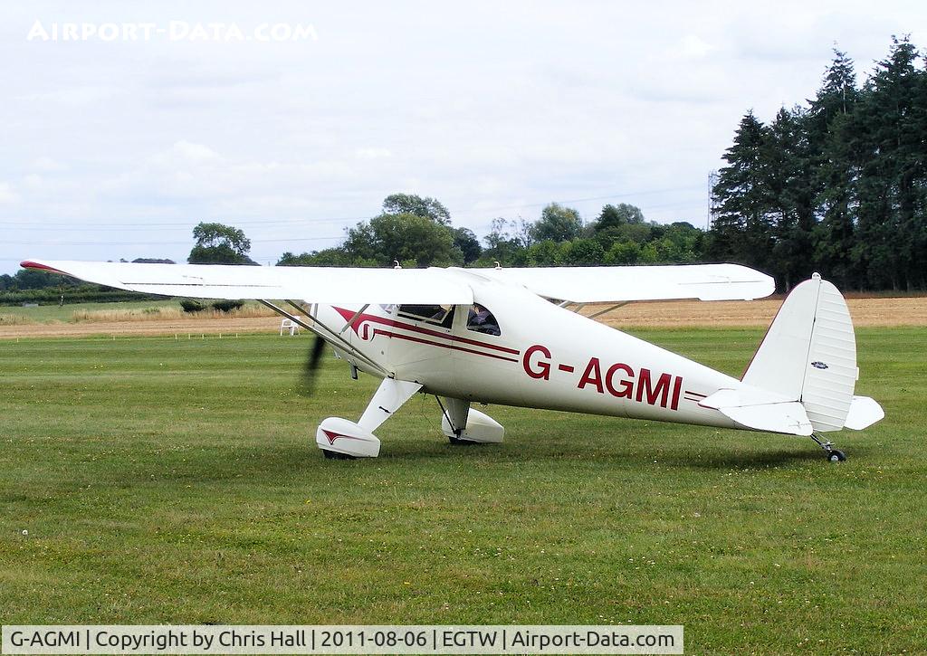 G-AGMI, 1941 Luscombe 8E Silvaire C/N 1569, at the Luscombe fly-in at Oaksey Park