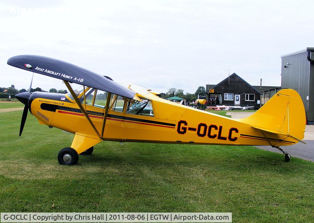 G-OCLC, 2006 Aviat A-1B Husky C/N 2380, at the Luscombe fly-in at Oaksey Park