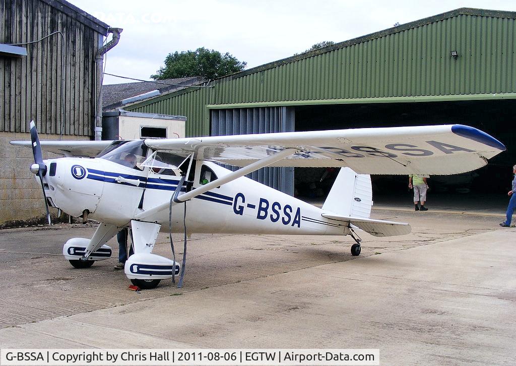 G-BSSA, 1946 Luscombe 8E Silvaire Silvaire C/N 4176, at the Luscombe fly-in at Oaksey Park