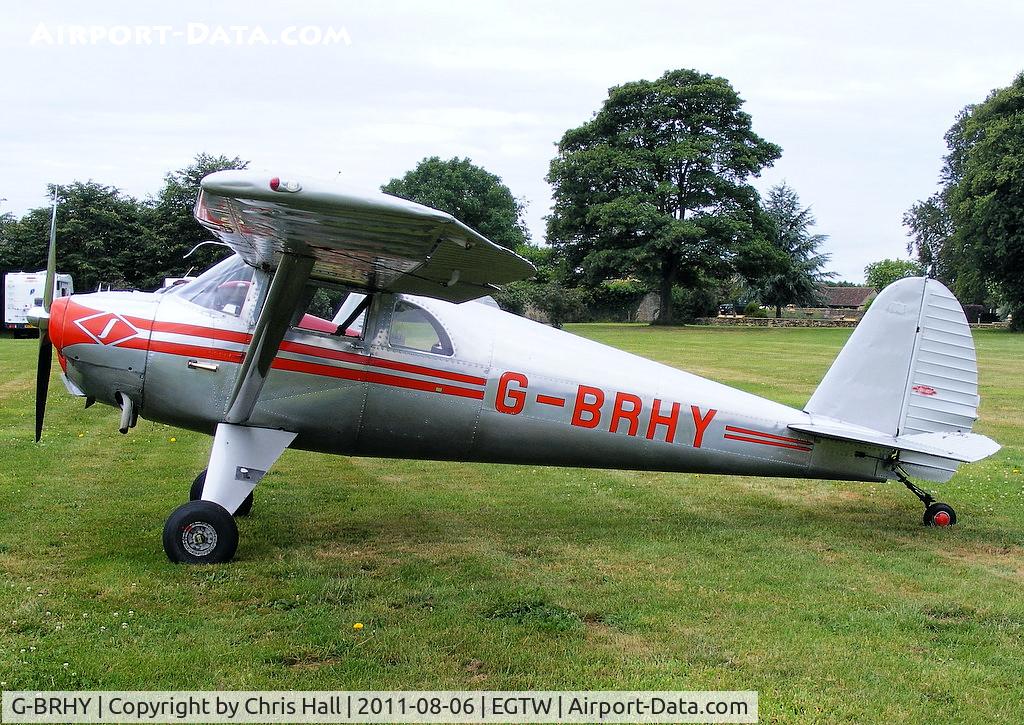 G-BRHY, 1947 Luscombe 8E Silvaire C/N 5138, at the Luscombe fly-in at Oaksey Park