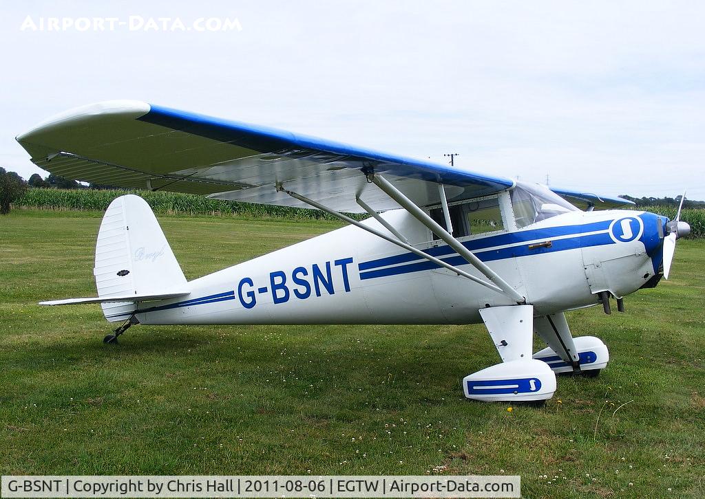G-BSNT, 1941 Luscombe 8A Silvaire C/N 1679, at the Luscombe fly-in at Oaksey Park