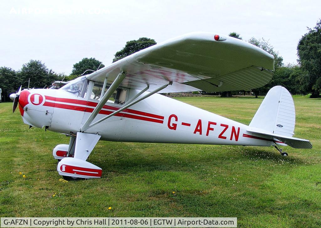G-AFZN, 1940 Luscombe 8A Silvaire C/N 1186, at the Luscombe fly-in at Oaksey Park