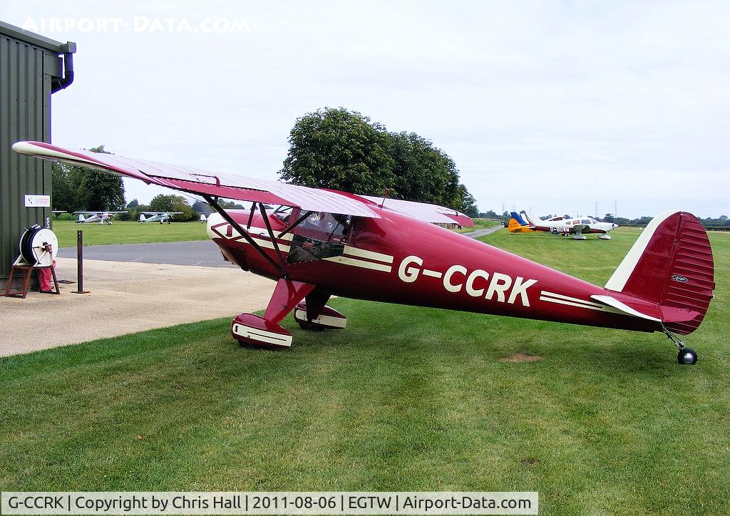 G-CCRK, 1946 Luscombe 8A C/N 3186, at the Luscombe fly-in at Oaksey Park