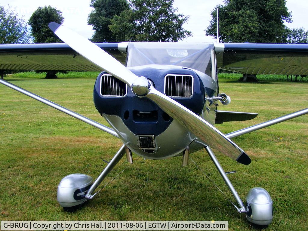 G-BRUG, 1946 Luscombe 8E Silvaire C/N 4462, at the Luscombe fly-in at Oaksey Park