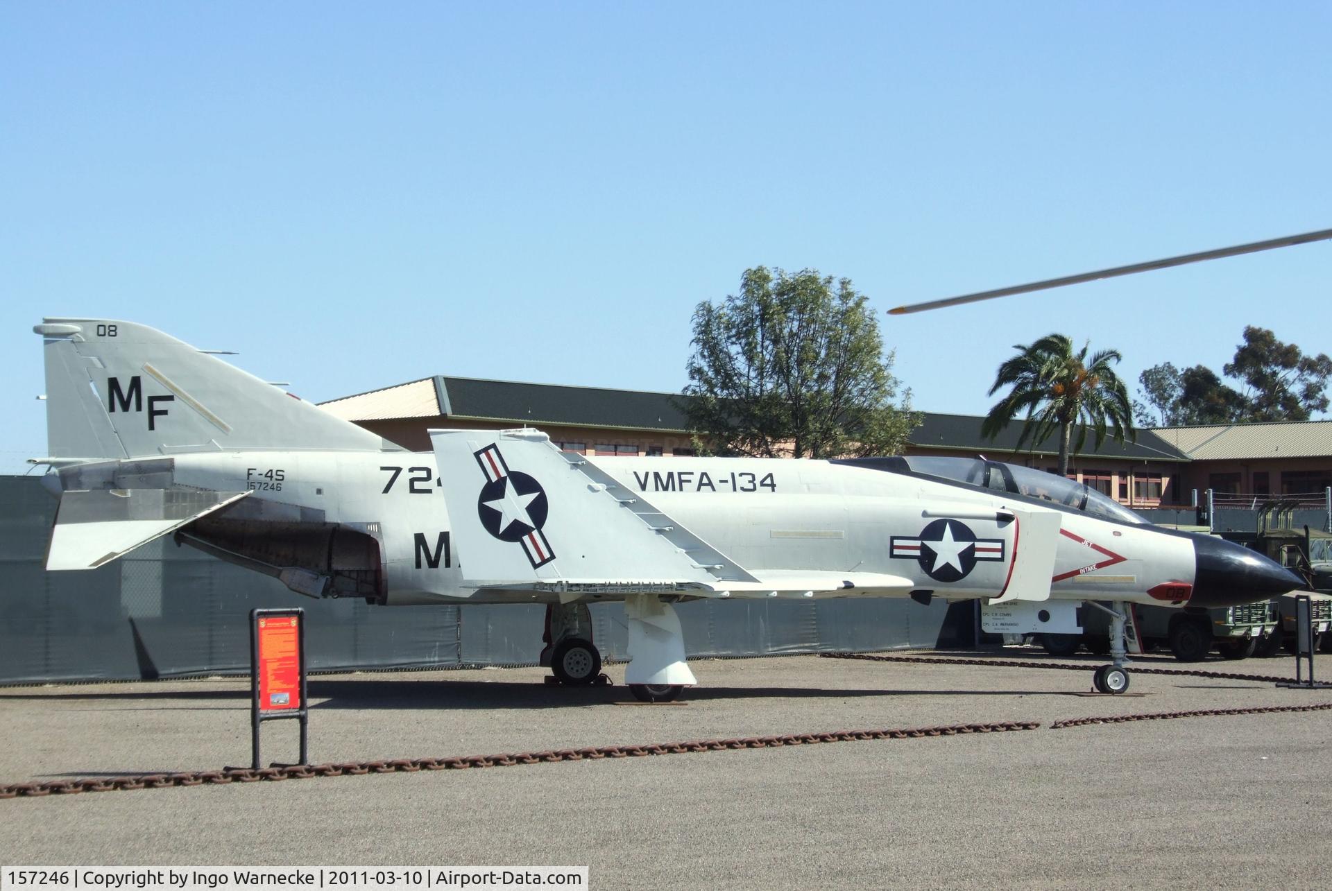 157246, McDonnell F-4J Phantom II C/N 3615, McDonnell Douglas F-4J Phantom II at the Flying Leatherneck Aviation Museum, Miramar CA
