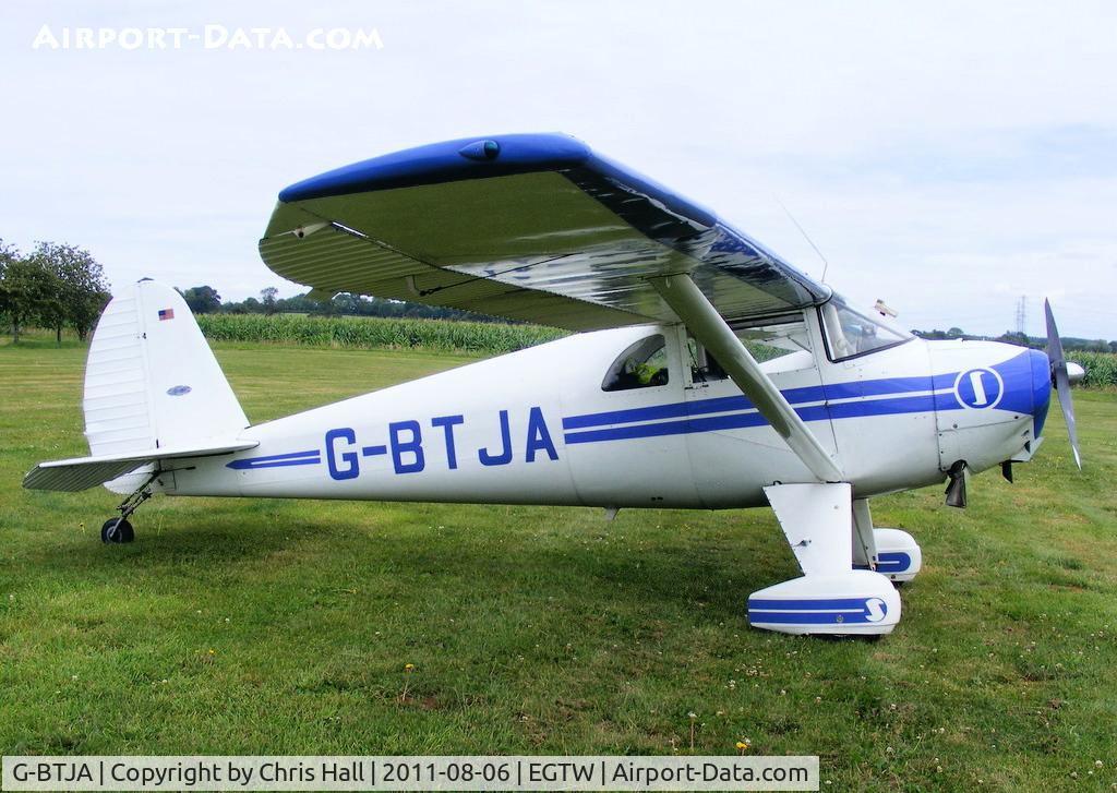 G-BTJA, 1947 Luscombe 8E Silvaire C/N 5037, at the Luscombe fly-in at Oaksey Park