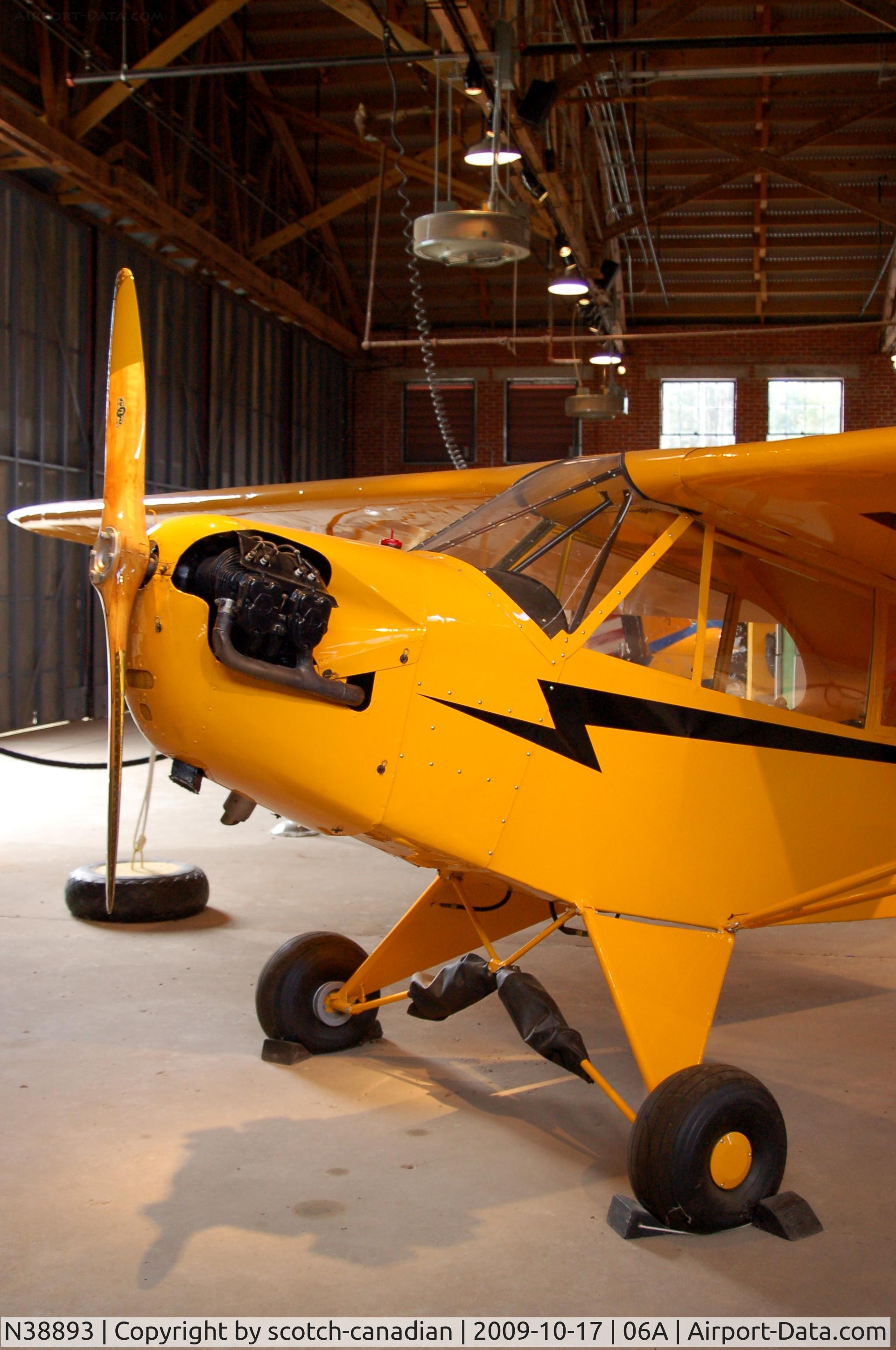N38893, 1941 Piper J3L-65 Cub C/N 7343, Piper J-3 Cub at the Tuskegee Airman National Historic Site, Moton Field Municipal Airport, Tuskegee, AL