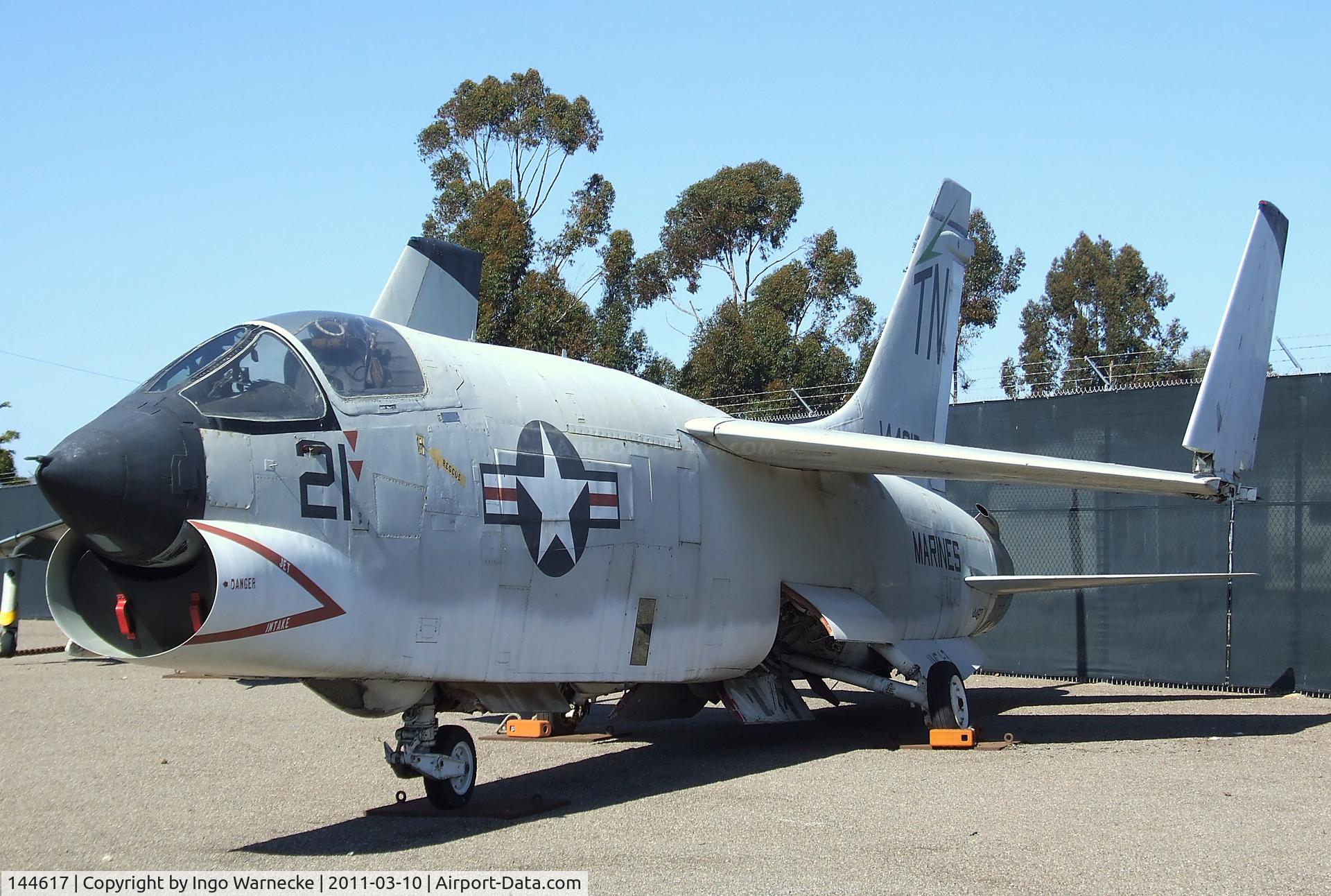 144617, Vought RF-8A Crusader C/N 5533, Vought RF-8G Crusader at the Flying Leatherneck Aviation Museum, Miramar CA