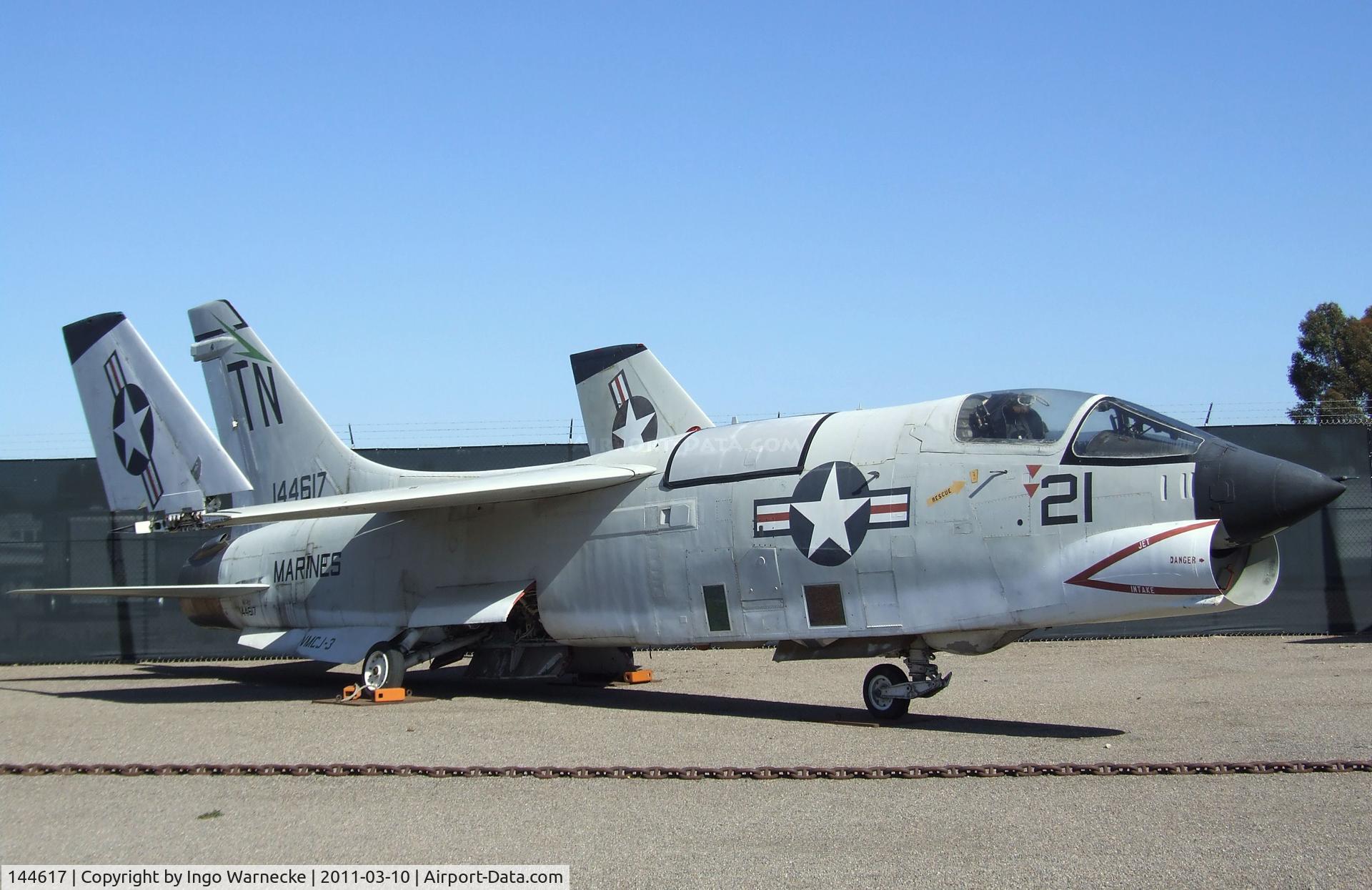 144617, Vought RF-8A Crusader C/N 5533, Vought RF-8G Crusader at the Flying Leatherneck Aviation Museum, Miramar CA