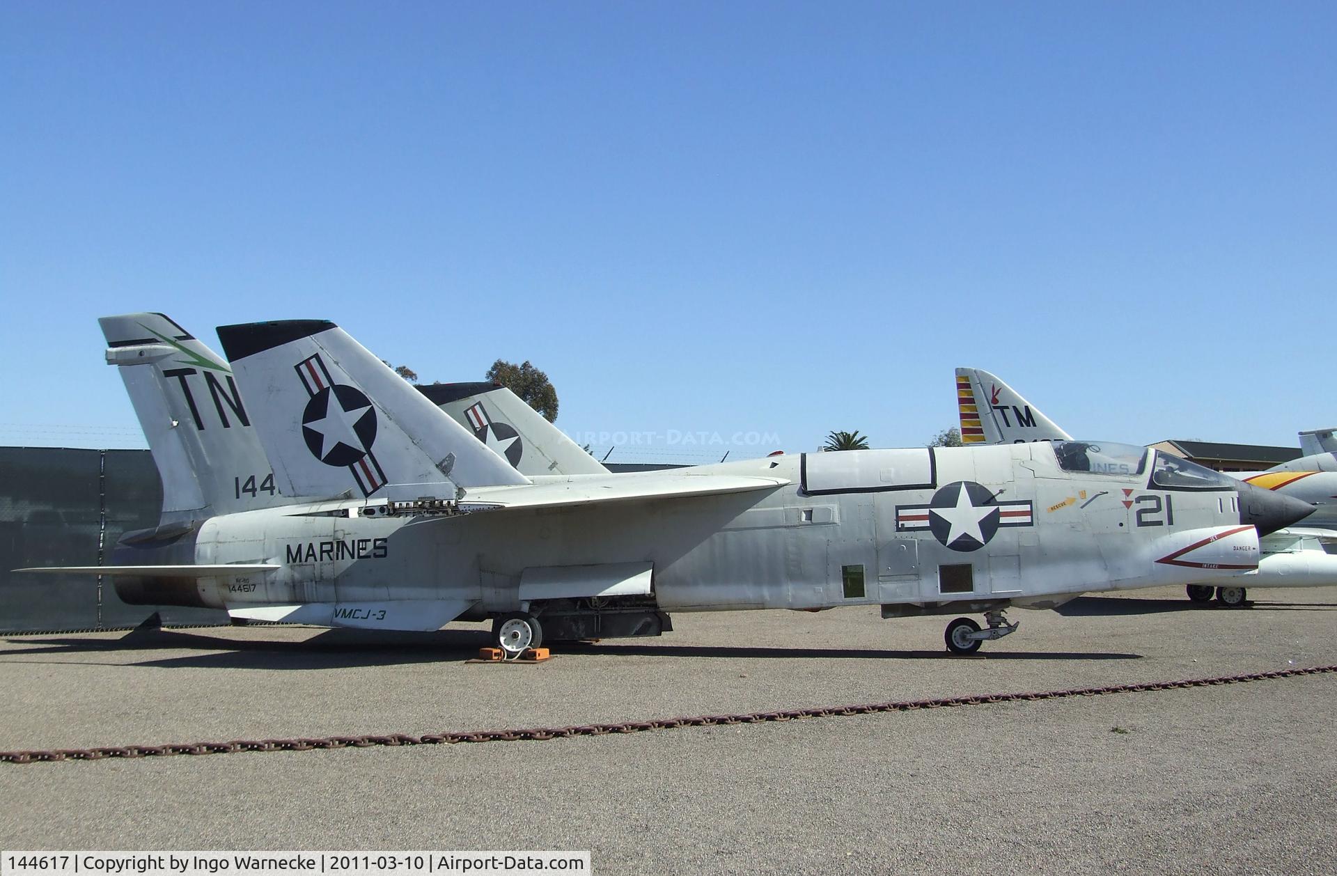 144617, Vought RF-8A Crusader C/N 5533, Vought RF-8G Crusader at the Flying Leatherneck Aviation Museum, Miramar CA