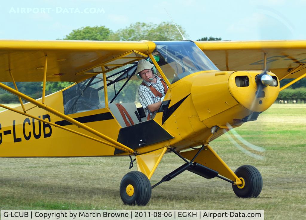 G-LCUB, 1959 Piper L-18C Super Cub (PA-18-95) C/N 18-1631, COCKPIT CLOSE UP!