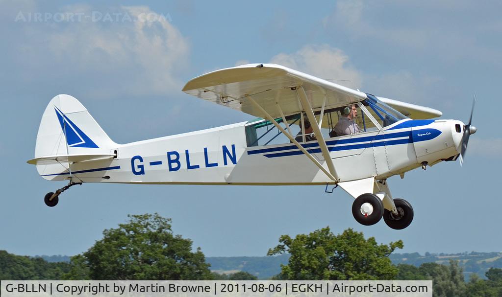 G-BLLN, 1954 Piper L-18C Super Cub C/N 18-3447, SHOT AT HEADCORN