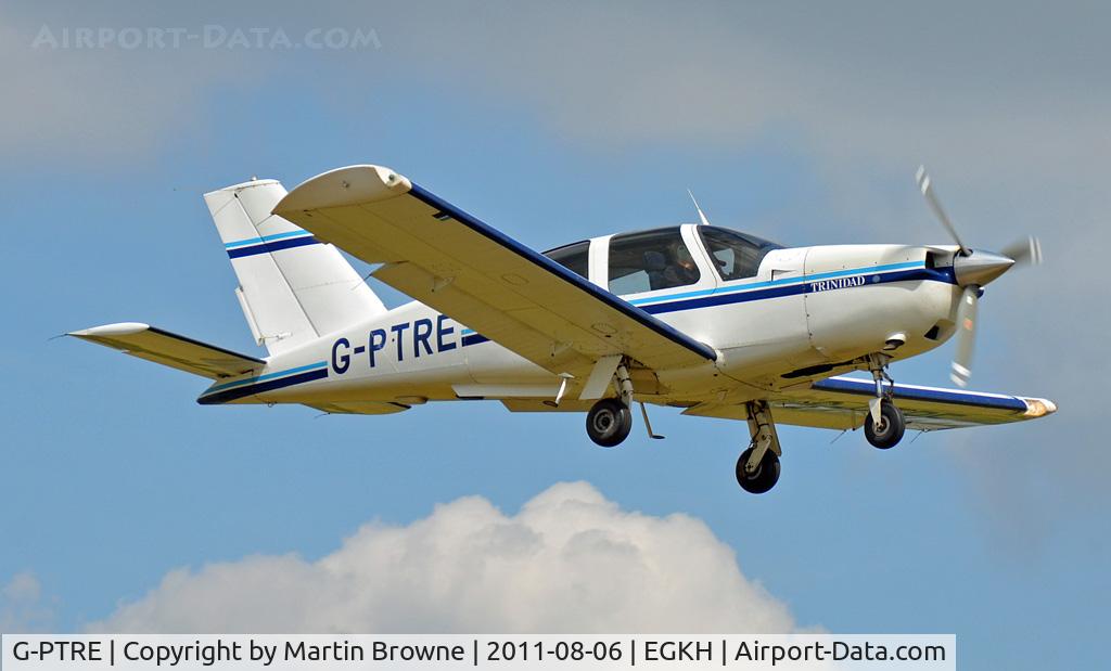 G-PTRE, 1987 Socata TB-20 Trinidad C/N 762, SHOT AT HEADCORN