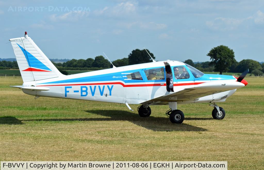 F-BVVY, 1969 Piper PA-28-180 Cherokee C/N 285336, SHOT AT HEADCORN