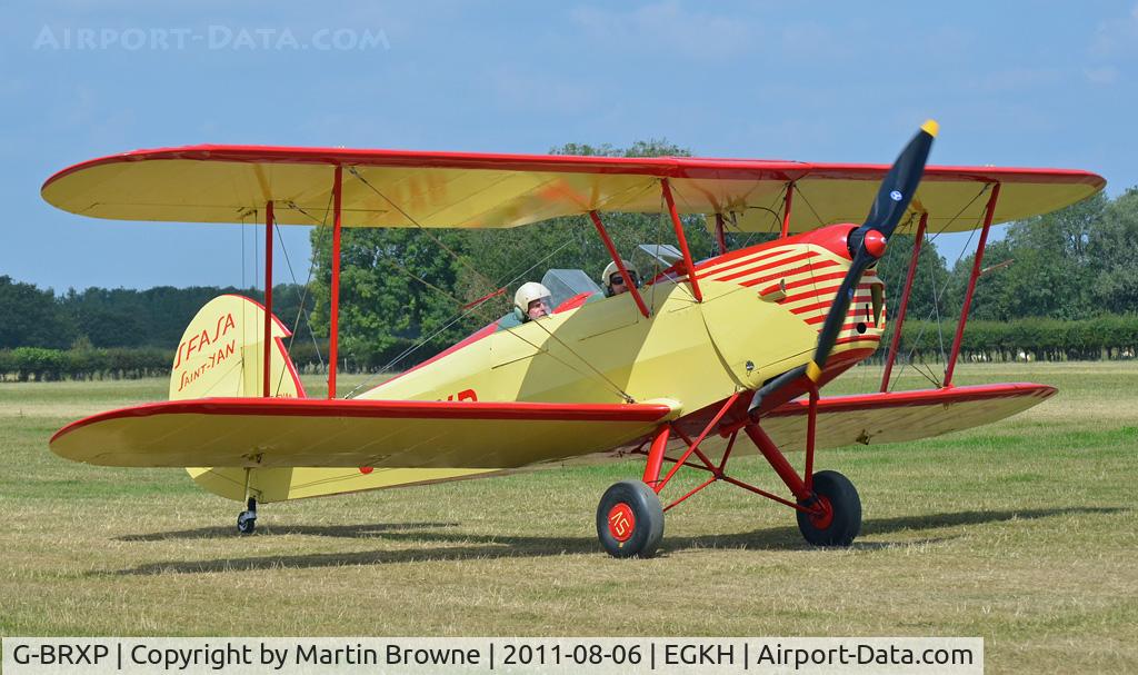 G-BRXP, 1948 Stampe-Vertongen SV-4C C/N 678, SHOT AT HEADCORN