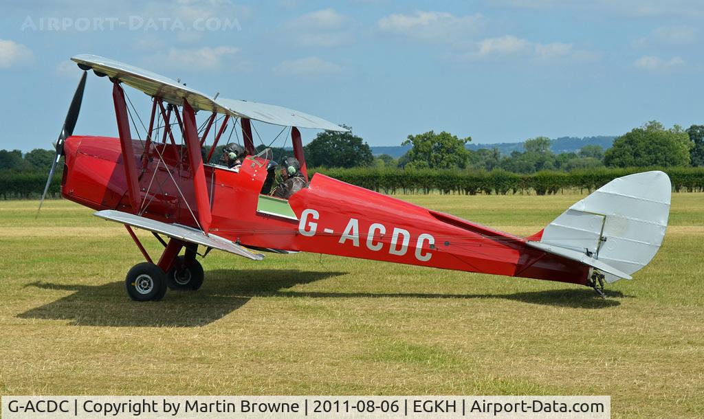 G-ACDC, 1933 De Havilland DH-82A Tiger Moth II C/N 3177, SHOT AT HEADCORN