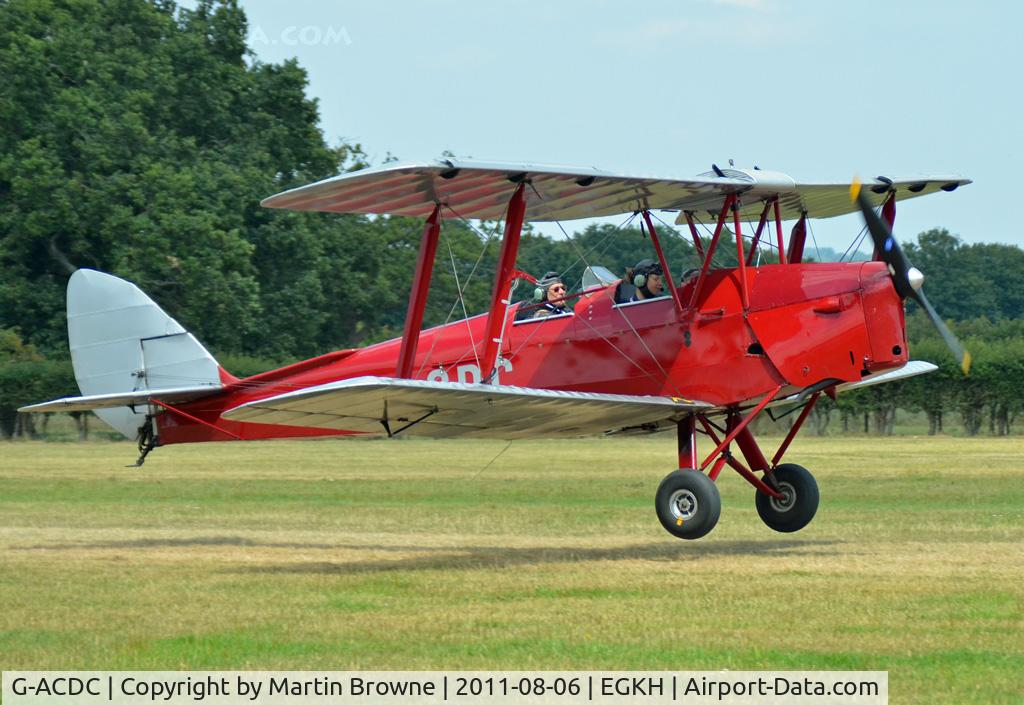G-ACDC, 1933 De Havilland DH-82A Tiger Moth II C/N 3177, SHOT AT HEADCORN