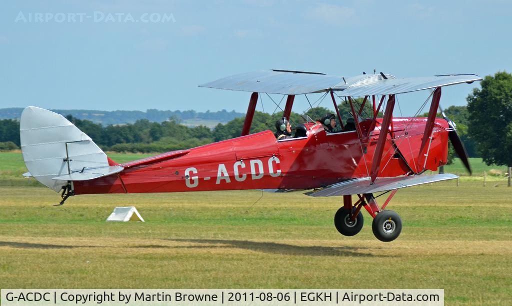 G-ACDC, 1933 De Havilland DH-82A Tiger Moth II C/N 3177, SHOT AT HEADCORN