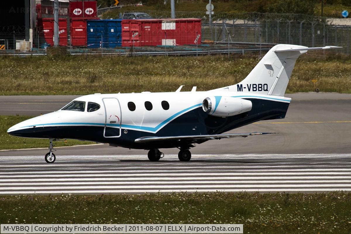 M-VBBQ, 2007 Beechcraft 390 Premier 1A C/N RB-181, line up for departure