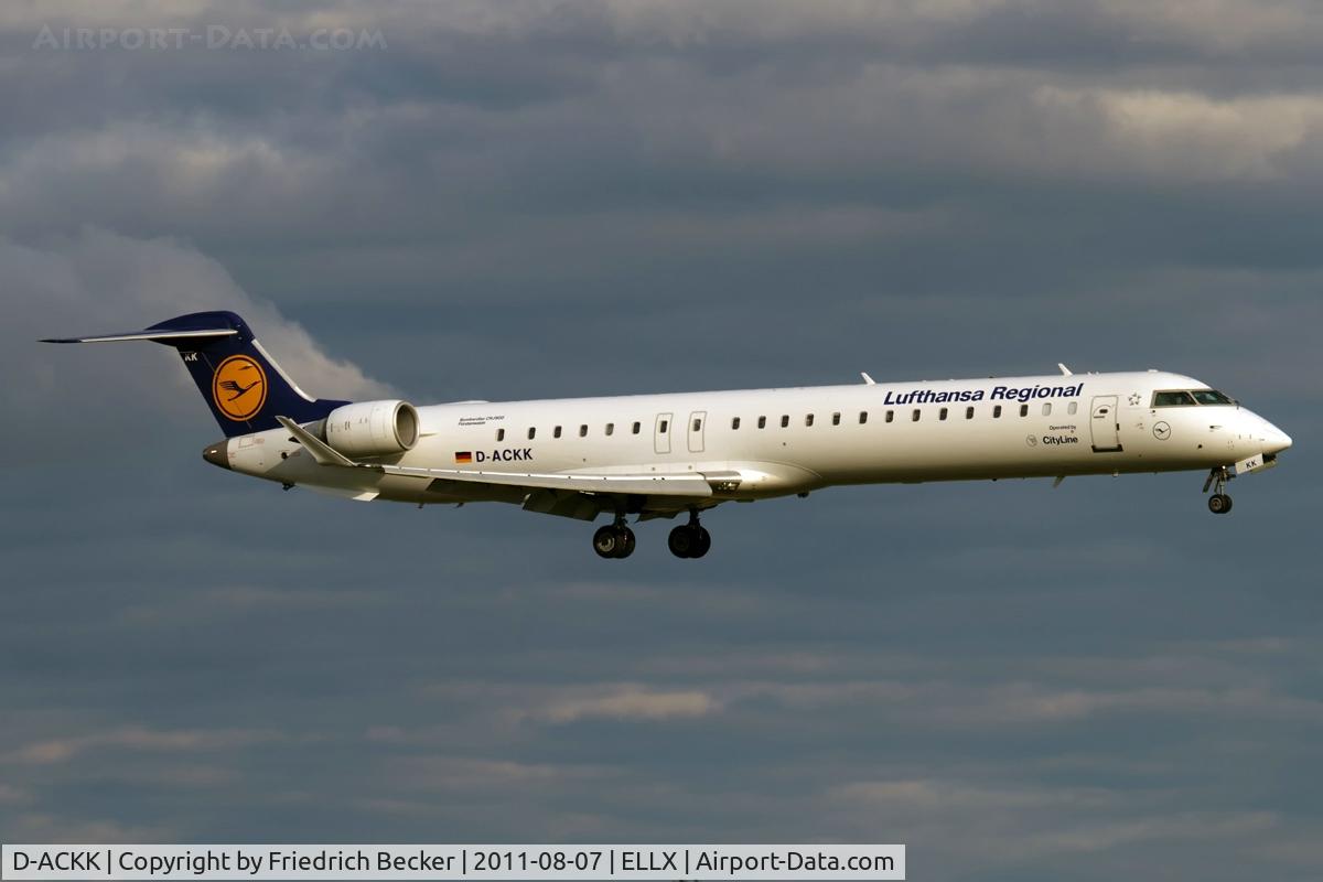 D-ACKK, 2006 Bombardier CRJ-900LR (CL-600-2D24) C/N 15094, on final RW24