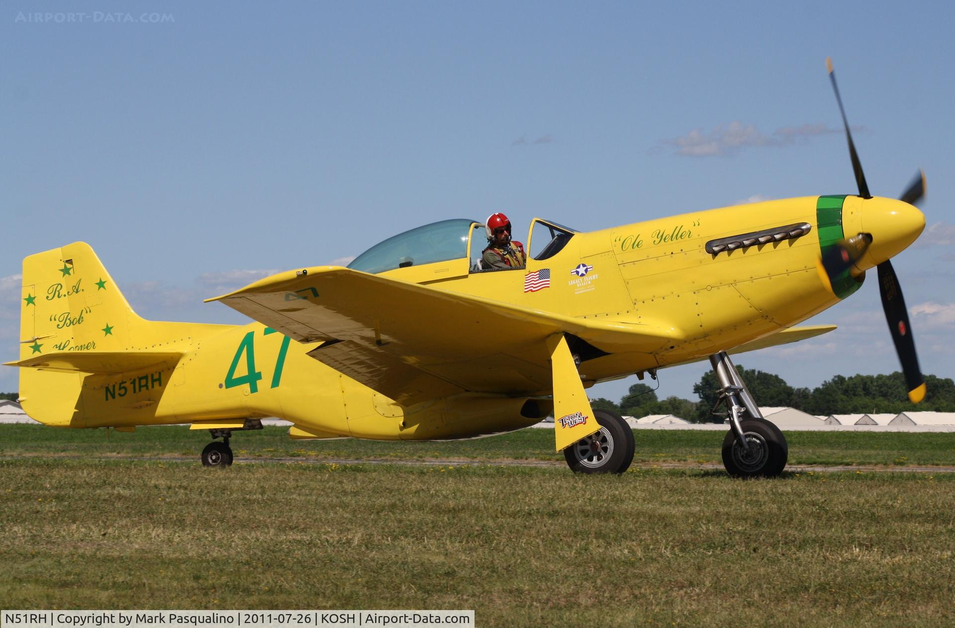 N51RH, North American P-51D Mustang C/N 44-74739, North American P-51D