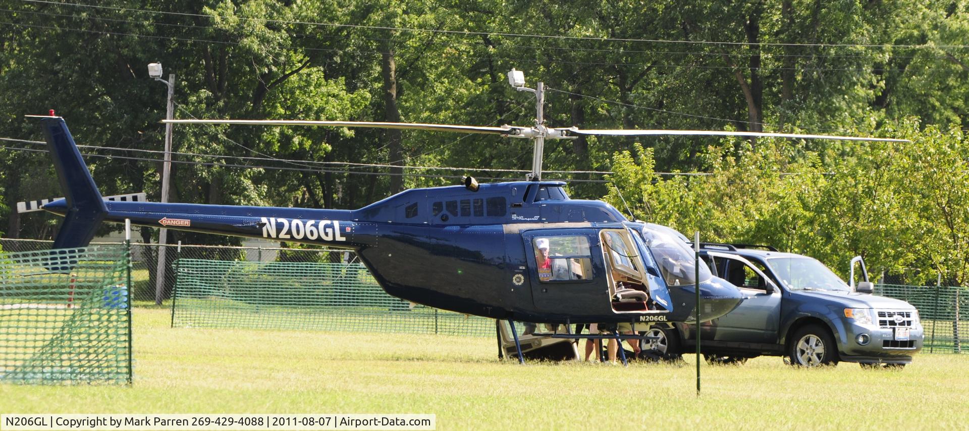 N206GL, Bell 206B JetRanger III C/N 2929, Taken in Michigan City, IN after Off Shore Boat Races.