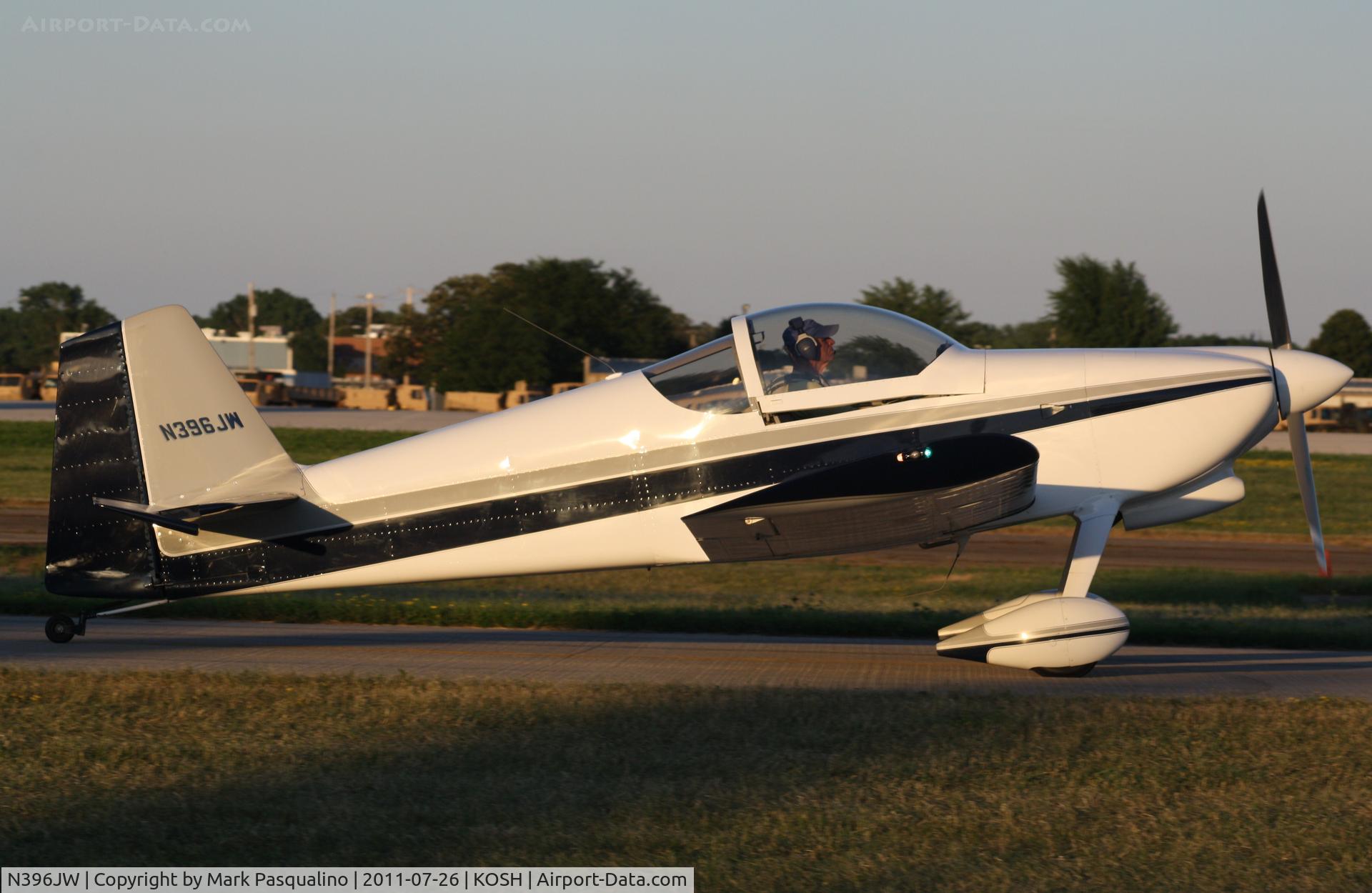 N396JW, 2000 Vans RV-6 C/N 24501, Vans RV-6