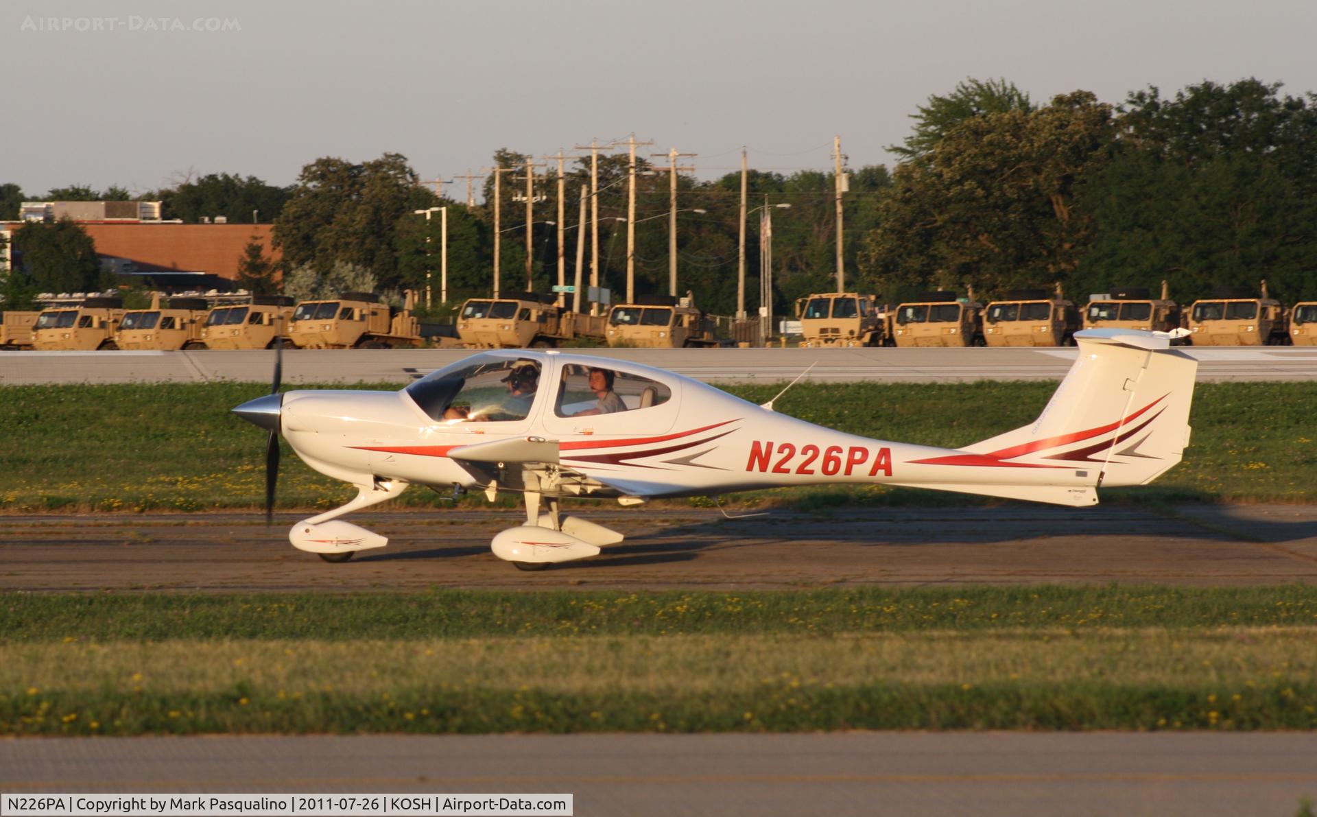 N226PA, Diamond DA-40 Diamond Star C/N 40.1087, Diamond DA 40