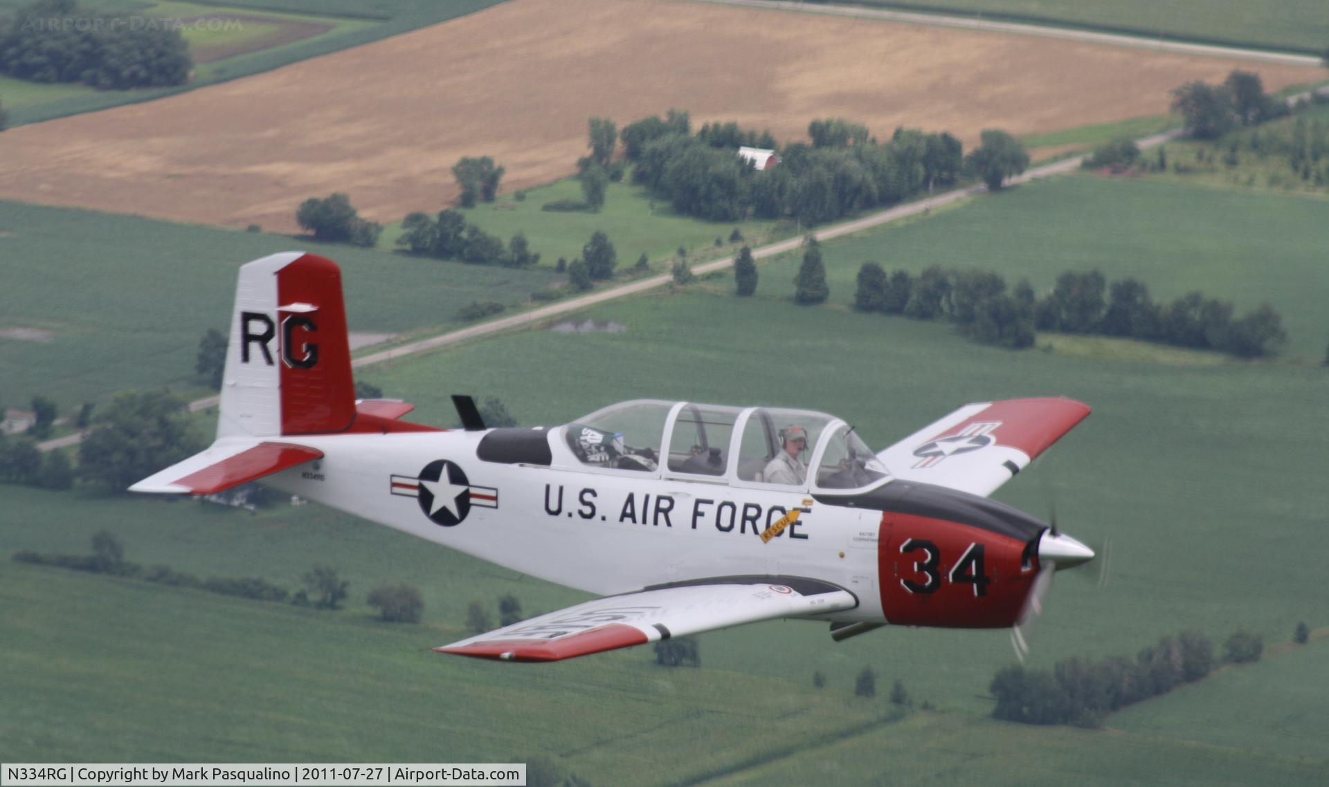 N334RG, 1954 Beech T-34A (A45) Mentor Mentor C/N G-93, Beech T-34A