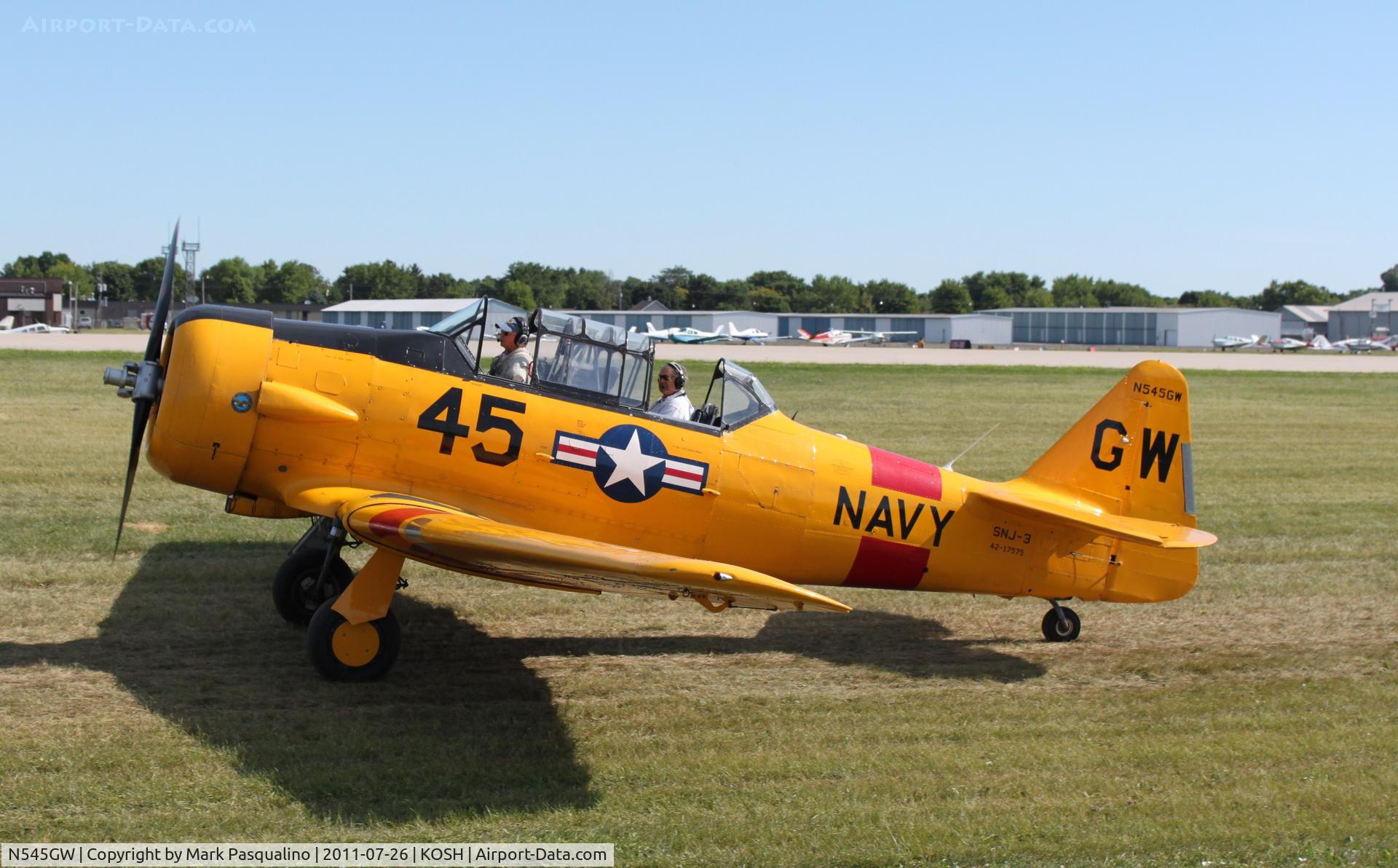 N545GW, 1942 North American SNJ-3 Texan Texan C/N 42-17575, North American AT-6