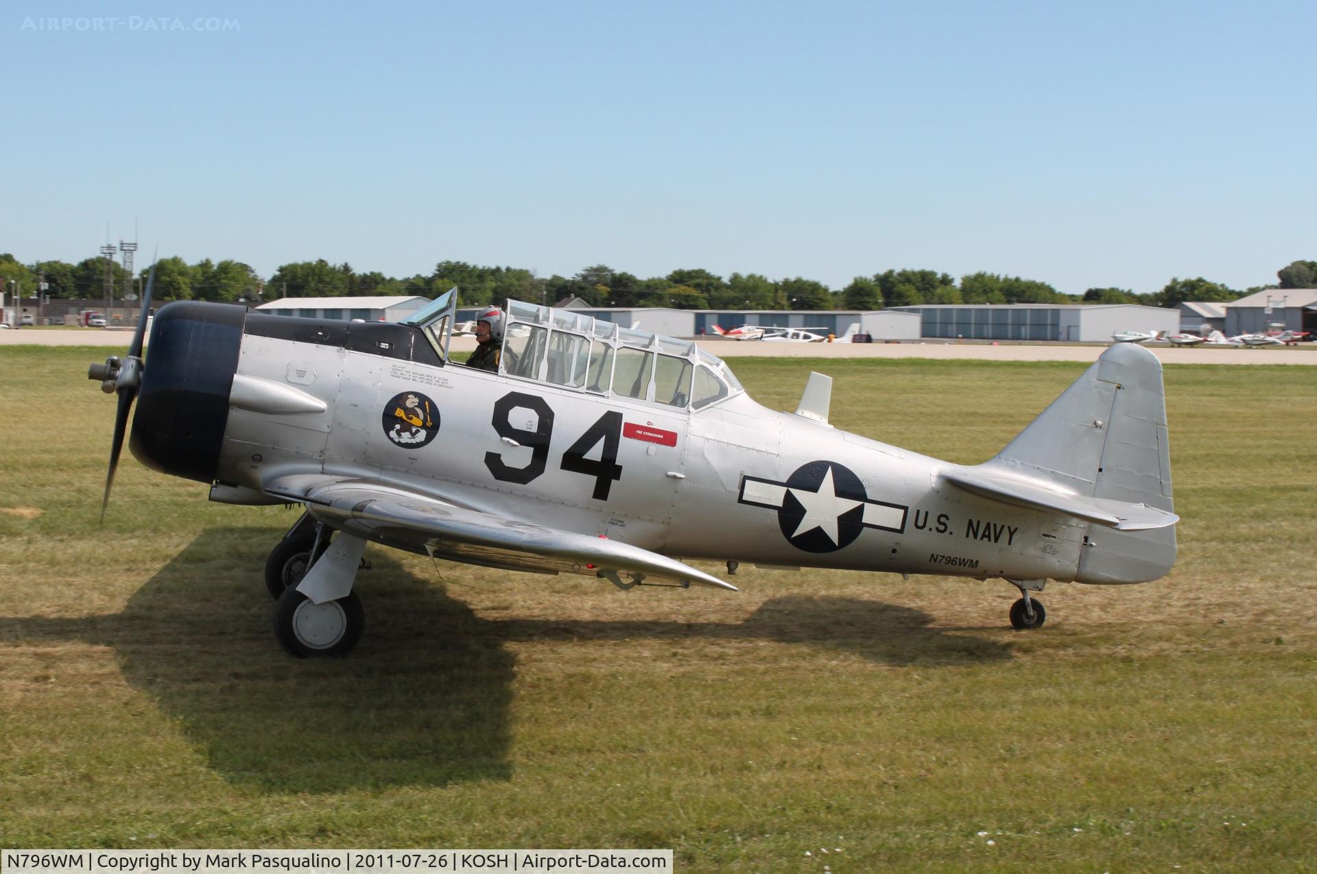 N796WM, 1943 North American AT-6D Texan C/N 88-15328, North American AT-6D