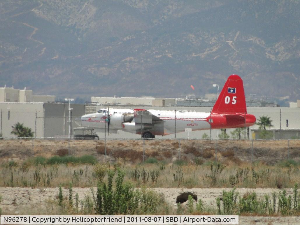 N96278, Lockheed P2V-5F Neptune C/N 426-5340, taxiing out after touching down on runway 24