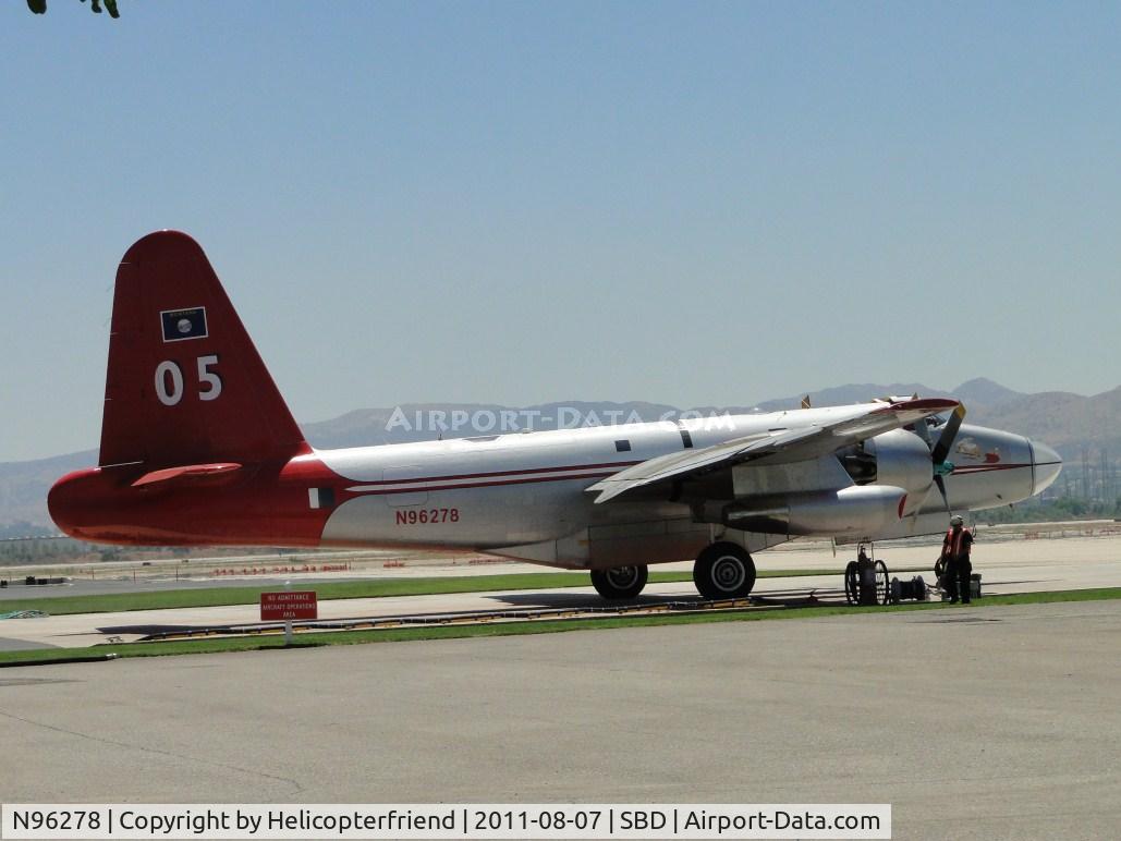 N96278, Lockheed P2V-5F Neptune C/N 426-5340, Parked at US Forestry parking area