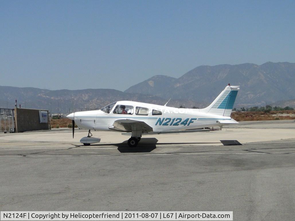 N2124F, 1978 Piper PA-28-161 C/N 28-7916173, Just finished re-fueling and taxiing to runway 24 for take off